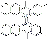 (±)-2,2 <i></i>'-二(二-对甲苯基膦)-1,1 <i></i>'-联萘 结构式