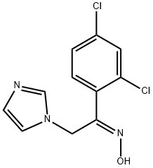 (Z)-2<i></i>'-(1H-咪唑-1-基)-2,4-二氯苯乙酮肟 结构式