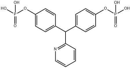 4,4<i></i>'-(2-吡啶亚甲基)双酚二磷酸酯 结构式