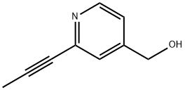 2-(1-丙炔-1-基)-4-吡啶甲醇 结构式