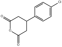 3-(4-氯苯基)戊二酸酐 結(jié)構(gòu)式