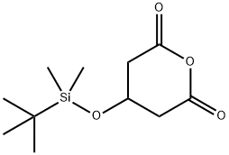 3-叔丁基二甲硅氧基戊二酸酐 結(jié)構(gòu)式