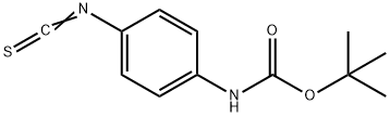 N-叔丁氧羰基-4-異硫氰基苯胺 結(jié)構(gòu)式