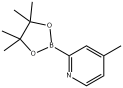 4-甲基-2-吡啶硼酸頻哪醇酯 結(jié)構(gòu)式