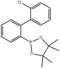 1,3,2-Dioxaborolane, 2-(2<i></i>'-chloro[1,1<i></i>'-biphenyl]-2-yl)-4,4,5,5-tetramethyl- 结构式