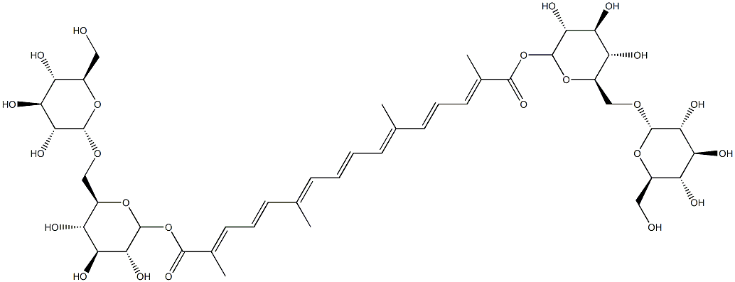 栀子黄色素 结构式