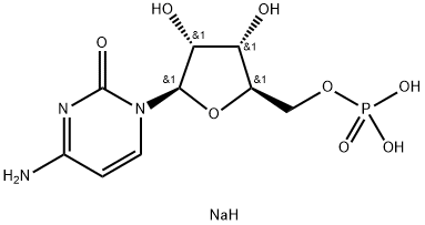 胞苷 5<i></i>'-磷酸二钠盐 结构式