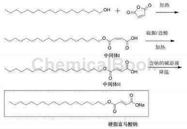 硬脂富马酸钠的合成路线