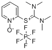 N,N,N<i></i>',N<i></i>'-四甲基-S-(1-氧代-2-吡啶基)硫脲六氟磷酸盐 结构式