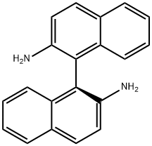 (S)-(-)-1,1<i></i>'-联-2-萘胺 结构式