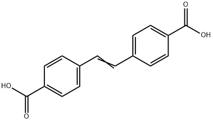 4,4<i></i>'-二苯乙烯二羧酸 结构式