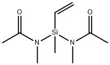 甲基乙烯基双(N-甲基乙酰氨基)硅烷 结构式