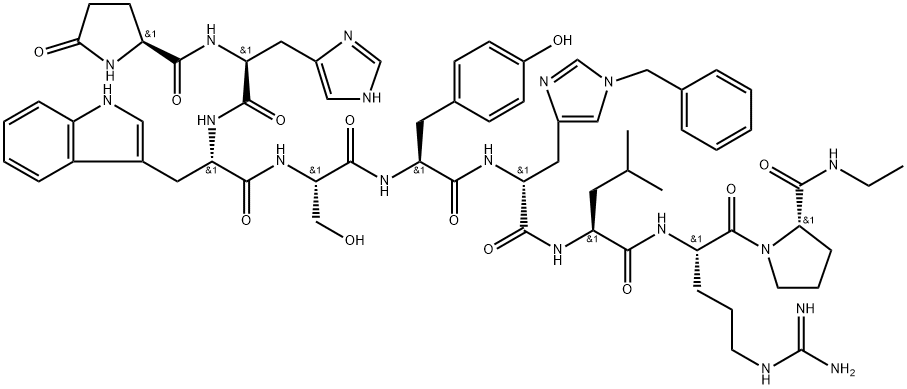 组氨瑞林 结构式