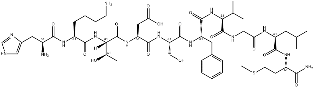 神经激肽A 结构式