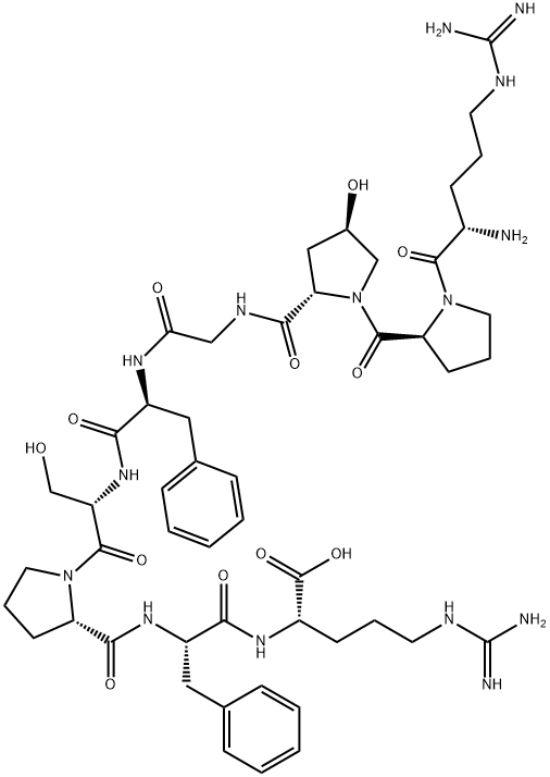 (HYP3)-BRADYKININ 结构式