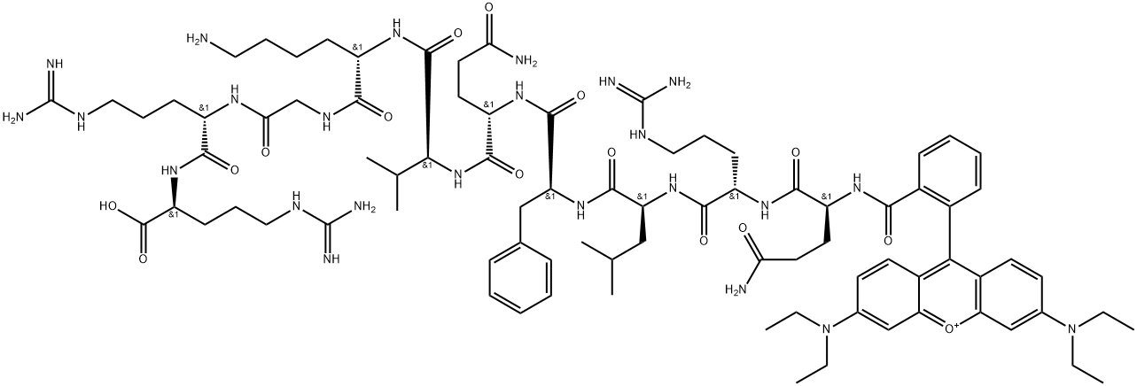 甲酰肽受体 2 (FPR2) 拮抗剂多肽 结构式