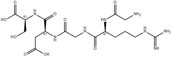 GLY-ARG-GLY-ASP-SER 结构式