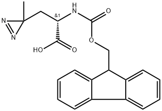 Fmoc-L-Photo-Leucine 结构式