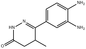 6-(3,4-二氨基苯基)-4,5-二氫-5-甲基-3(2H)-噠嗪酮 結(jié)構(gòu)式