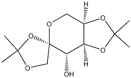 (3A<i></i>'R,4S,7<i></i>'S,7A<i></i>'S)-2,2,2<i></i>',2<i></i>'-四甲基四氢螺[[1,3]二氧戊环-4,6<i></i>'-[1,3]二氧杂环戊烯并[4,5-C]吡喃]-7<i></i>'-醇 结构式