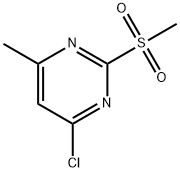 4-氯-6-甲基-2-(甲基磺?；?嘧啶 結(jié)構(gòu)式