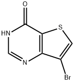 7-溴噻吩并[3,2-D]嘧啶-4(1H)-酮 結(jié)構(gòu)式
