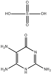 2,4,5-三氨基-6-羟基嘧啶硫酸盐 结构式