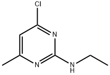 4-氯-N-乙基-6-甲基-2-嘧啶胺 结构式
