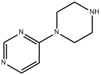 4-(哌嗪-1-基)嘧啶 结构式