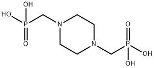 N,N<i></i>'-哌嗪二(甲基磷酸) 结构式