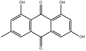 大黄素 结构式