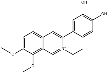 去亚甲基小檗碱 结构式