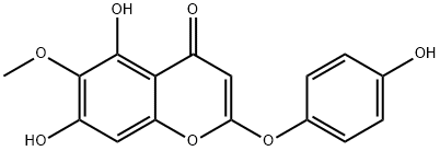 茵陈色原酮 结构式