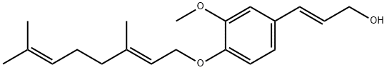 O-GERANYLCO<i></i>NIFERYL ALCOHOL 结构式