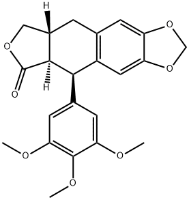 去氧鬼臼脂素 结构式