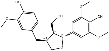 5<i></i>'-甲氧基落叶松树脂醇 结构式