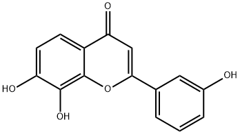 7,8,3<i></i>'-三羟基黄酮 结构式