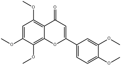 3<i></i>',4<i></i>' ,5,7,8-五甲氧基黄酮 结构式