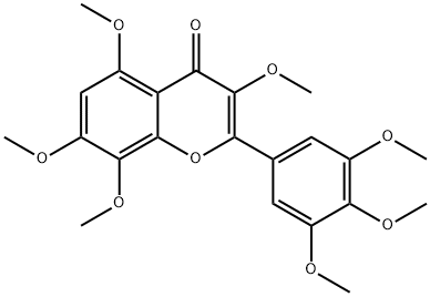 3<i></i>',4<i></i>',5<i></i>',3,5,7,8-七甲氧基黄酮 结构式