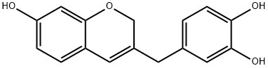 7,3<i></i>',4<i></i>'-三羟基-3-苄基-2H-苯并吡喃 结构式
