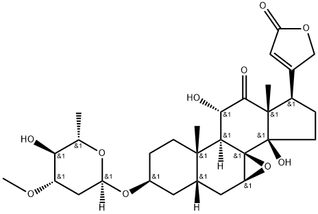 CRYPTANOSIDE A 结构式
