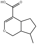 1,4A,5,6,7,7A-六氫-7-甲基環(huán)戊二烯并[C]吡喃-4-羧酸 結構式