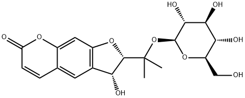 1<i></i>'-O-BETA-D-吡喃葡萄糖基-3-羥基鬧達(dá)柯裂亭 結(jié)構(gòu)式