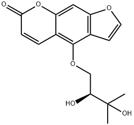 水合氧化前胡素 结构式