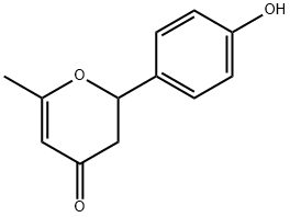 2,3-二氫-2-(4-羥基苯基)-6-甲基-4H-吡喃-4-酮 結(jié)構(gòu)式