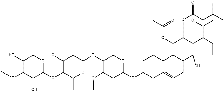 苦绳甙 G 结构式