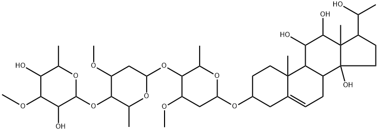 苦绳甙 D 结构式