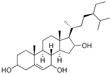 3,7,16-TRIHYDROXYSTIGMAST-5-ENE 结构式