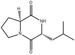 (3R,8AS)-六氫-3-異丁基吡咯并[1,2-A]吡嗪-1,4-二酮 結構式