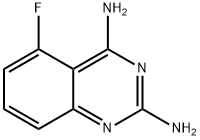 2,4-二氨基-5-氟喹唑啉 結(jié)構(gòu)式